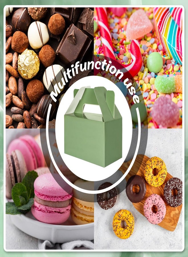 وولاين مجموعة علب هدايا ورقية من والين، 24 قطعة، بلون أخضر فاتح، مزودة بمقابض، بتصميم عصري أنيق، مثالية لحفلات أعياد الميلاد وحفلات استقبال المولود الجديد وحفلات عيد القديس باتريك. - Image 4